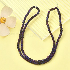 Pvd вакуумное покрытие гальванопокрытие немагнитные синтетические гематитовые бусины нити&nbsp;G-YW0001-48B