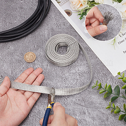 4 м плоская плетеная трубка из нержавеющей стали марки 304&nbsp;FIND-UN0016-16A