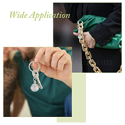 3 шт. 3 стиля колокольчик сплав и железный кулон брелок и браслеты с подвесками наборы&nbsp;DIY-FH0009-60P