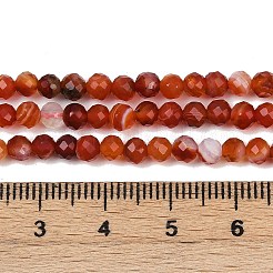 Природного сердолика нитей бисера&nbsp;X-G-RM250101-C17