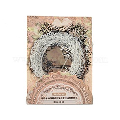 10 шт. 10 стиля винтажных кружевных водонепроницаемых наклеек для животных&nbsp;LS-DIY-M066-05F