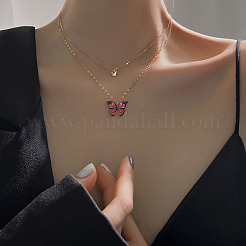 30 шт. 15 стильные подвески из светлого золотого сплава с эмалью&nbsp;ENAM-CW0001-16