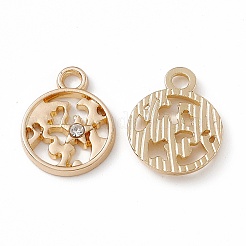 Сплава кристалла горный хрусталь подвески&nbsp;ALRI-K049-07G