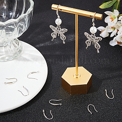 10 шт. 925 крючка для сережек из стерлингового серебра&nbsp;STER-BBC0007-11