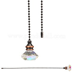 Подвески из алмазного стекла для потолочного вентилятора&nbsp;HJEW-WH20003-33B