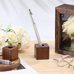 2 шт. 2 стильных деревянных держателя для ручек из черного ореха&nbsp;AJEW-GO0001-49
