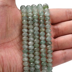 Естественный зеленый авантюрин бисер нитей&nbsp;G-Z111-A04-01