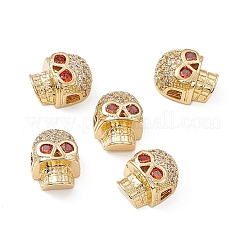 Латунные микро проложить кубического циркония бусы&nbsp;KK-E068-VB482-1