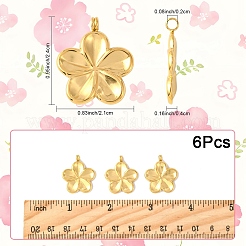 6 шт. подвески из нержавеющей стали 304&nbsp;STAS-YW0003-27