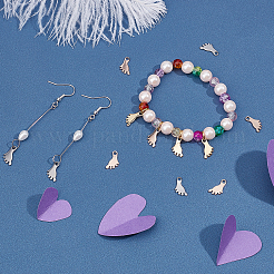 60 шт. 3-х цветные подвески из нержавеющей стали 304&nbsp;STAS-UN0029-45