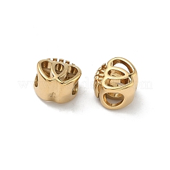 Европейские бусины из нержавеющей стали 304&nbsp;STAS-F341-15G