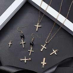 12шт 6 стиля латунные микро проложить прозрачные кубические циркониевые подвески&nbsp;FIND-GA0002-35