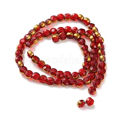 Стеклянные бусины с гальваническим покрытием &nbsp;LS-EGLA-A040-01B