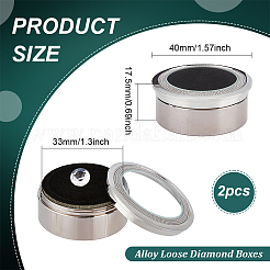 Ящики для алмазов из легкого сплава&nbsp;CON-WH0104-11B-P