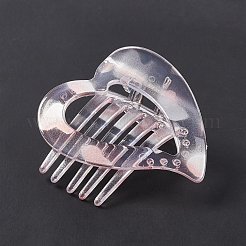 Пластиковые заколки для волос с сердечками&nbsp;LS-PHAR-F015-02B