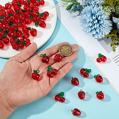 60шт 3 стиля прозрачные подвески из смолы&nbsp;RESI-ME0001-22