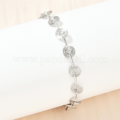 Браслеты-цепочки из нержавеющей стали 304 для женщин&nbsp;BJEW-Z143-26P