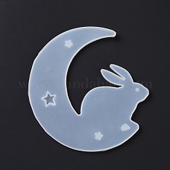 DIY животное на полумесяце большой кулон силиконовые Молды&nbsp;LS-DIY-F125-06