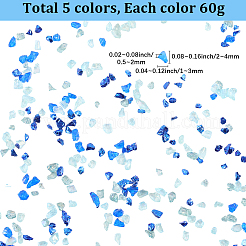 300 г двухцветных стеклянных бусин с гальваническим покрытием&nbsp;MRMJ-SC0001-37B