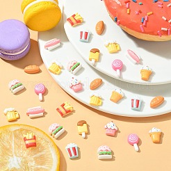 100шт 10 стиля непрозрачная смола имитация пищевых кабошонов&nbsp;RESI-CJ0003-64