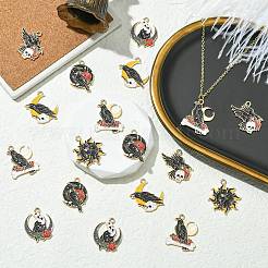 30шт 6 стиля подвески из сплава с эмалью&nbsp;FIND-CJ0003-69