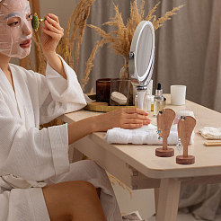 2 шт. настольный органайзер для сережек из дерева в форме уха для ювелирной витрины&nbsp;ODIS-CA0001-32B