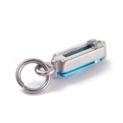 Подвески из нержавеющей стали 304 с кубическим цирконием&nbsp;STAS-E487-21P-03