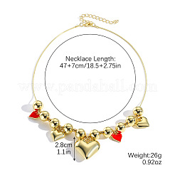 Женские кулоны-сердечки из пластика CCB с застежками из сплава.&nbsp;FS-WGB3FE7-07