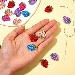 20 шт. двухцветных стразовых накладок&nbsp;PATC-TA0001-07D