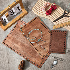 3 шт. двух размеров дна из фанеры для изготовления корзин крючком своими руками&nbsp;DIY-WH20007-254