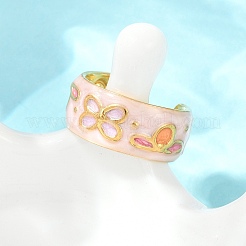 Регулируемые эмалированные манжеты из нержавеющей стали 304 для женщин&nbsp;RJEW-A074-05G