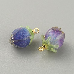 Непрозрачные акриловые брелоки&nbsp;LS-MACR-WH0007-80E