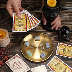 Подставка для свечей из нержавеющей стали&nbsp;AJEW-WH20019-90B