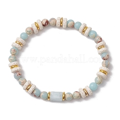 Браслеты из натуральных лавовых камней&nbsp;BJEW-JB11666-01