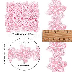 5 ярд органзы кружево вышивка аксессуары для костюма&nbsp;DIY-GF0005-18E