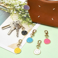 Подвесные украшения из эмали из сплава 6 шт.&nbsp;HJEW-YW00189