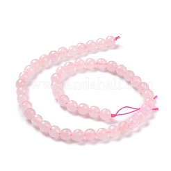 Природного розового кварца нитей бисера&nbsp;G-E571-07B