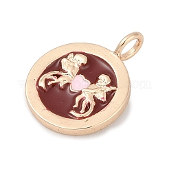 Латунь с эмалевыми подвесками&nbsp;KK-Q096-02G