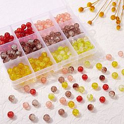 300 шт. 6 цвета окрашенные распылением хрустальные стеклянные бусины CCG-SZ0001-11B