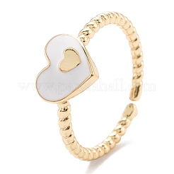 Манжеты из латуни с эмалью RJEW-I077-05G