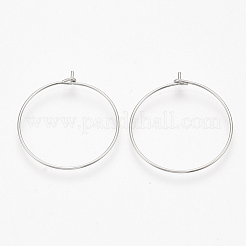 Фурнитура для сережек-колец из нержавеющей стали 304&nbsp;STAS-T047-17