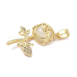 Латунные микро проложить кубического циркония подвески&nbsp;KK-K368-24G