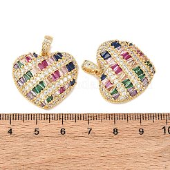 Латунные микро проложить кубического циркония подвески&nbsp;KK-K408-74G