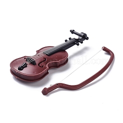Креативная мини-скрипка из смолы&nbsp;DJEW-C001-01