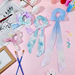 12 шт. 4 стили резинок для волос из хлопка&nbsp;PHAR-SP0001-27