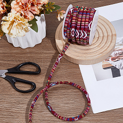 1 рулон этнических шнуров из полиэстера&nbsp;OCOR-CY0002-53A