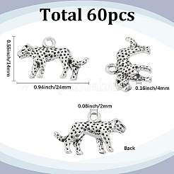 60 шт. Подвески из сплава в тибетском стиле&nbsp;FIND-SC0015-39AS