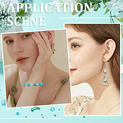 Прозрачные стеклянные бусины смешанного стиля&nbsp;GLAA-SC0002-18B