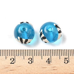 Бусины из эмали ручной работы на морскую тематику&nbsp;LAMP-D304-02J