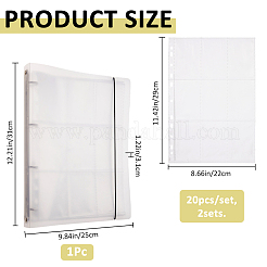 Обложки для папок из полипропилена&nbsp;AJEW-FH0007-16B